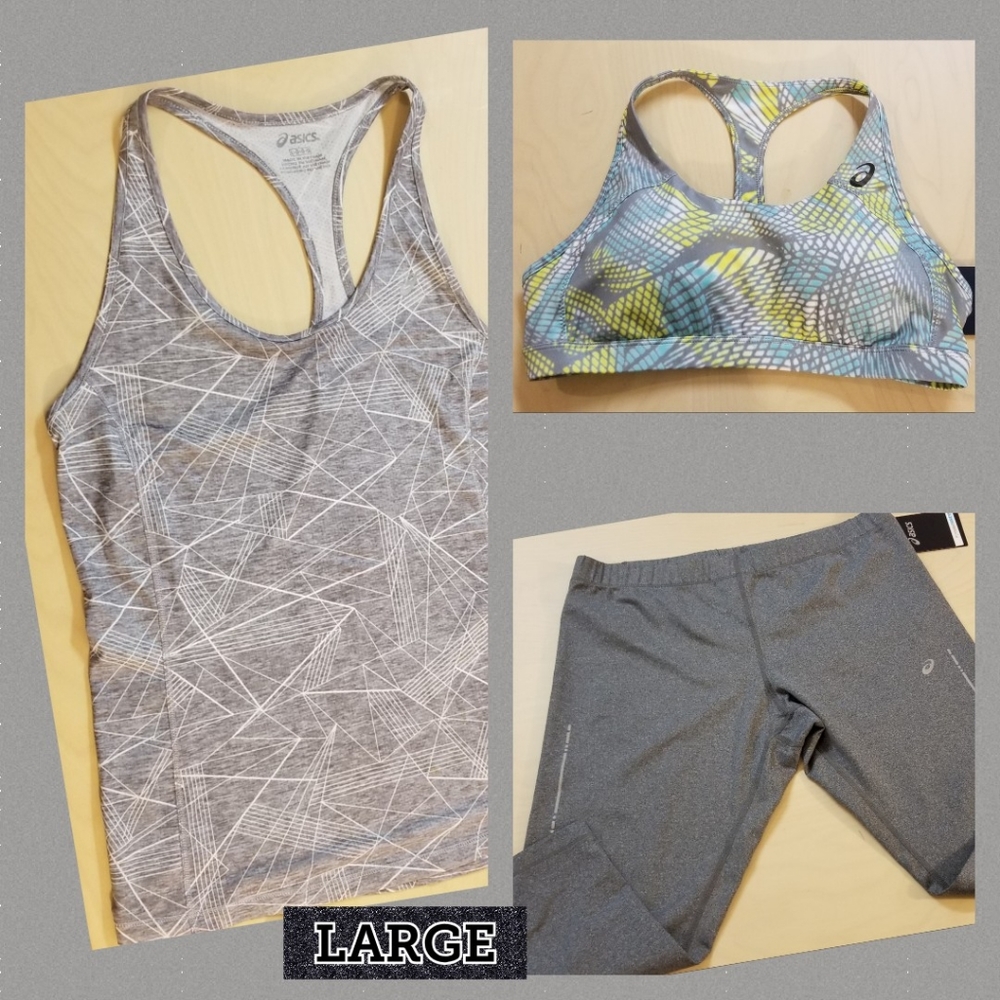 Asics "EMMA" collection! 3 piece! $124 value!!